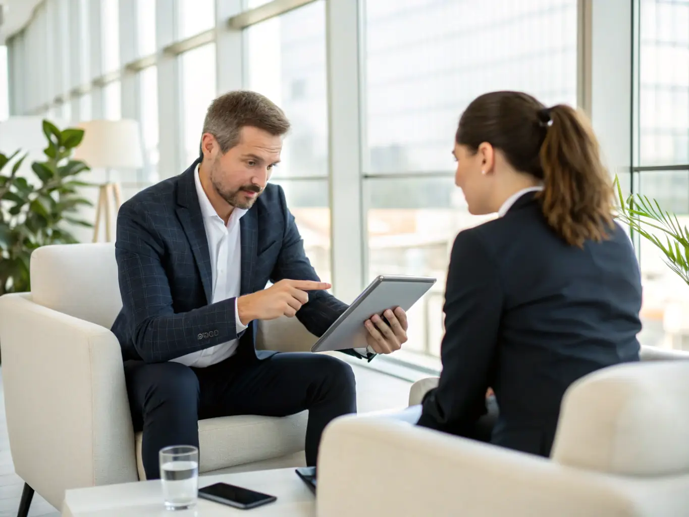 A business coach is guiding a business owner through the acquisition playbook, focusing on strategies to attract new customers in the UK market.